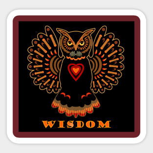 Wise Owl II Sticker